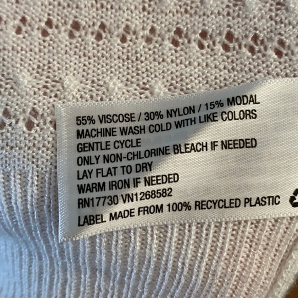 Merona white open front cardigan size XS - Picture 5 of 5